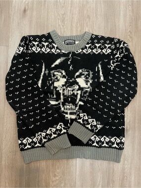 Motörhead Black & Gray Crewneck “Ugly Sweater”